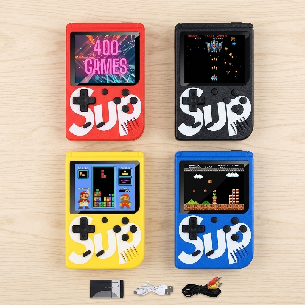 Consola Retro portátil 400 juegos