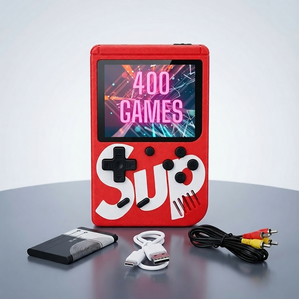 Consola Retro portátil 400 juegos